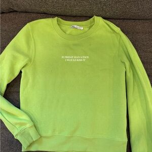 Zara graphic sweatshirt size small!